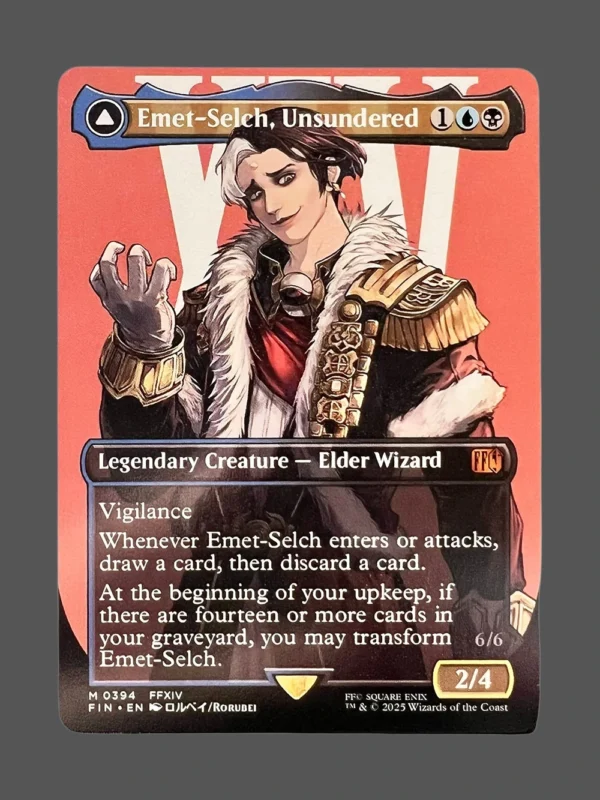 Emet-Selch, Unsundered Holo MTG Proxy | The Lost Caverns of Ixalan