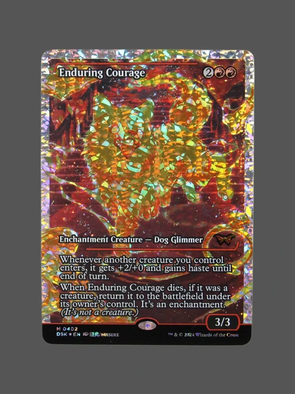 Enduring Courage Fracture Foil MTG Proxy | Dominaria United