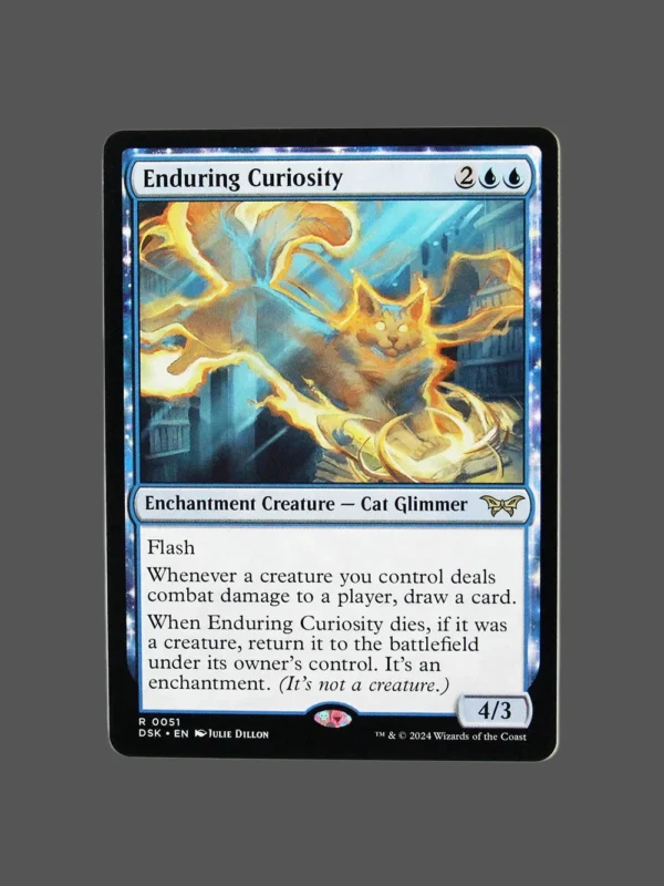 Enduring Curiosity Holo MTG Proxy | Dominaria United