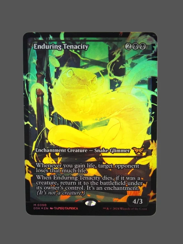 Enduring Tenacity Foil MTG Proxy | Dominaria United