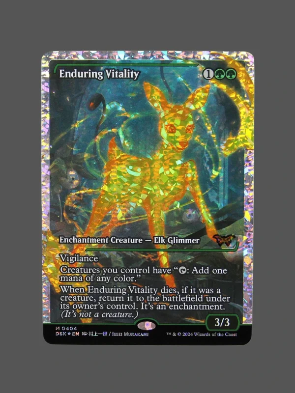 Enduring Vitality Fracture Foil MTG Proxy | Dusk