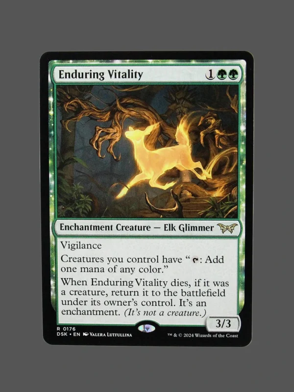 Enduring Vitality Holo MTG Proxy | Dominaria United
