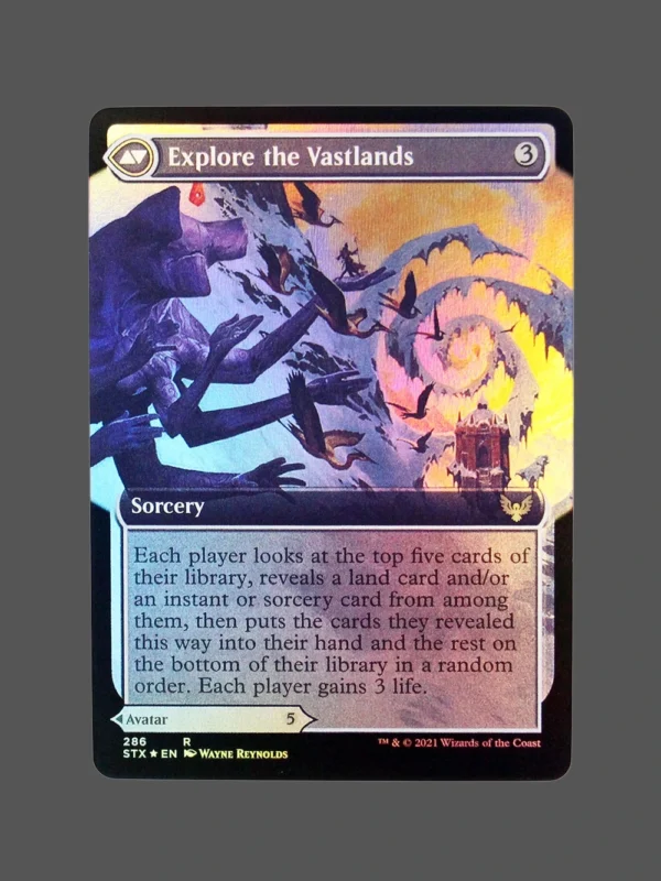 Explore the Vastlands Foil MTG Proxy | Streets of New Capenna