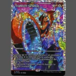 Explosive Getaway Fracture Foil MTG Proxy | Dominaria United