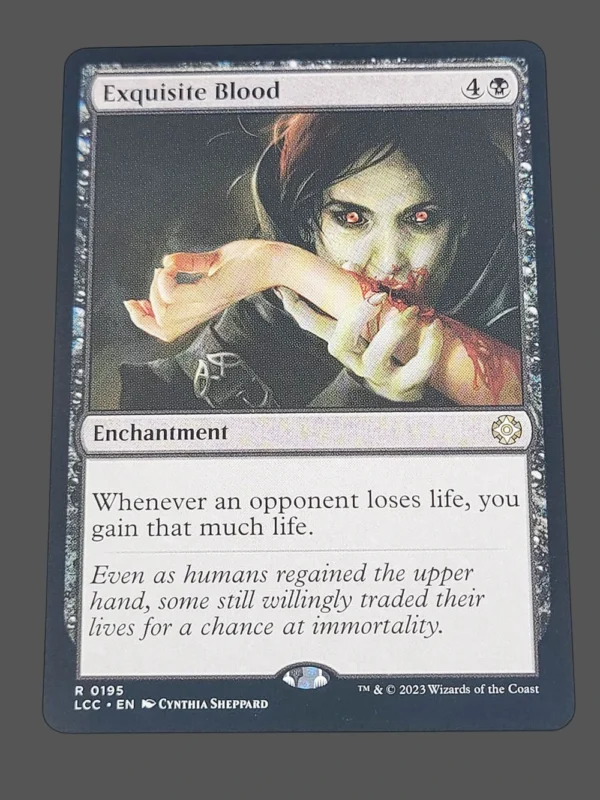 Exquisite Blood Holo MTG Proxy | Lost Caverns of Ixalan