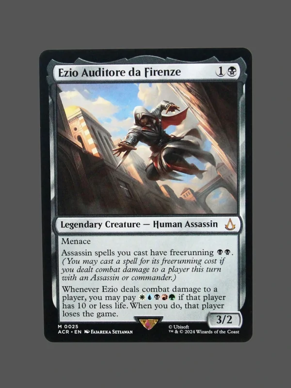 Ezio Auditore da Firenze Holo MTG Proxy | Assassin's Creed