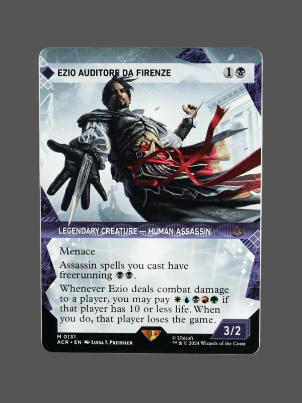 Ezio Auditore da Firenze Holo MTG Proxy | Assassin's Creed