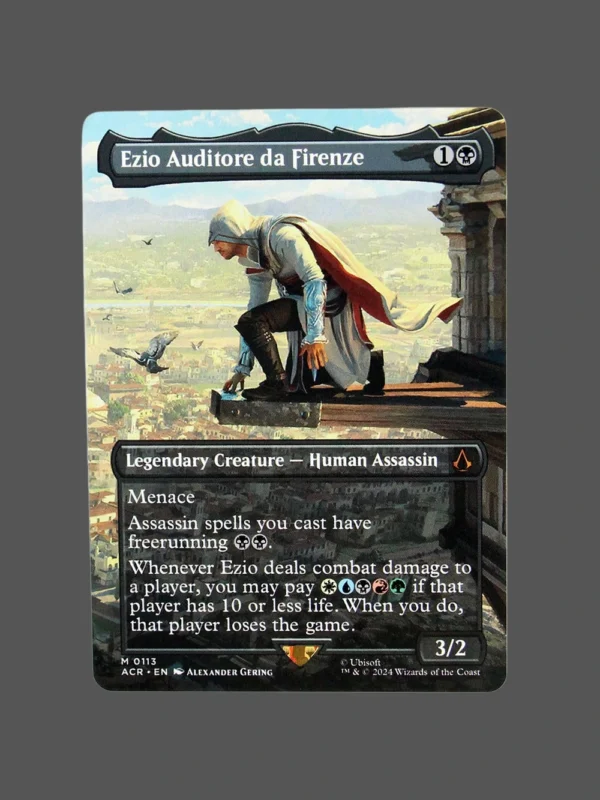 Ezio Auditore da Firenze Holo MTG Proxy | Assassin's Creed