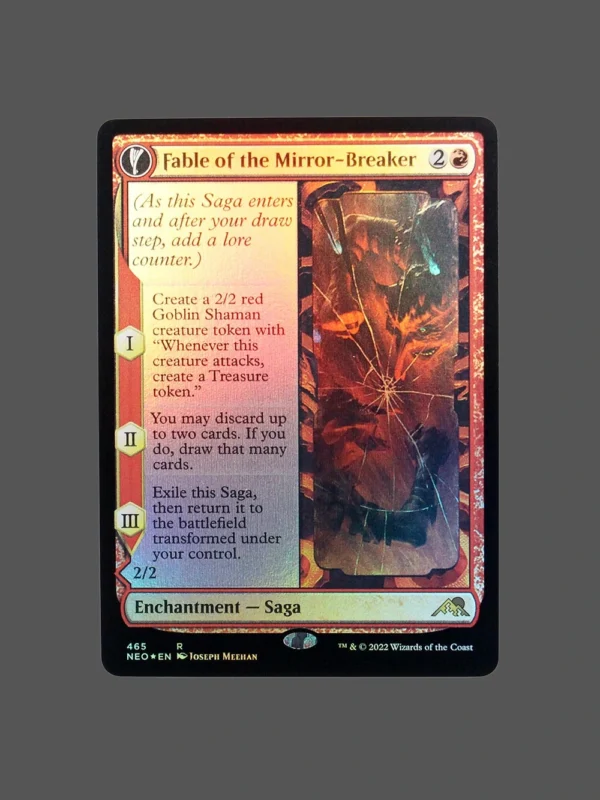 Fable of the Mirror-Breaker Foil MTG Proxy | Neon Dynasty