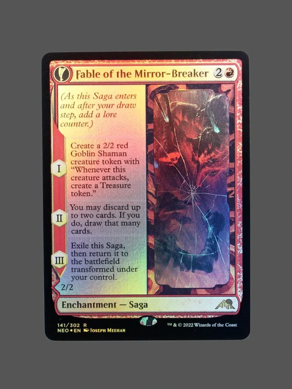 Fable of the Mirror-Breaker Foil MTG Proxy | Neon Dynasty