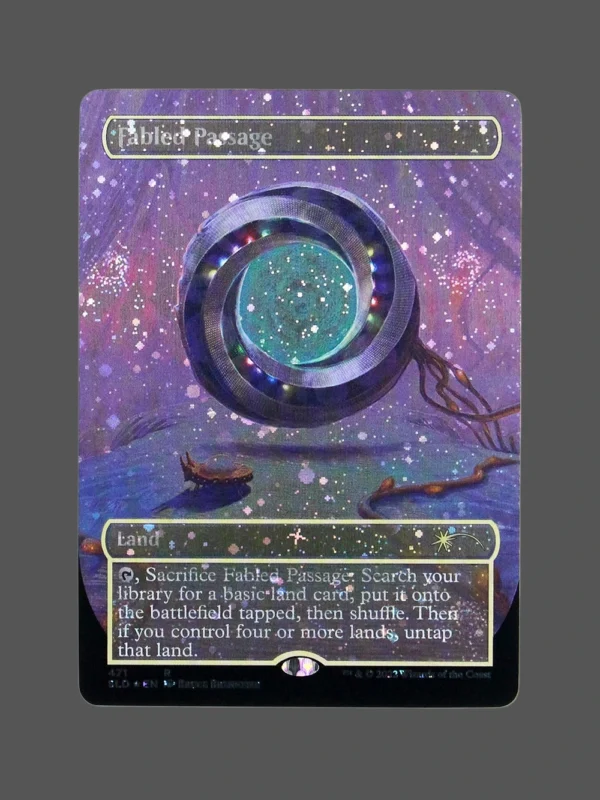 Fabled Passage Galaxy Foil MTG Proxy | Streets of New Capenna