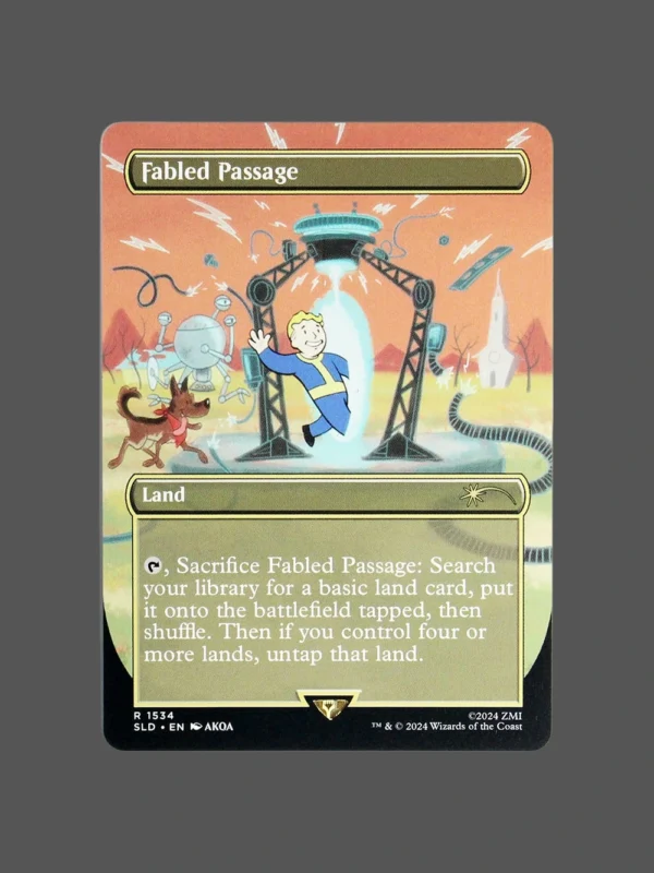 Fabled Passage Holo MTG Proxy | Secret Lair Drop