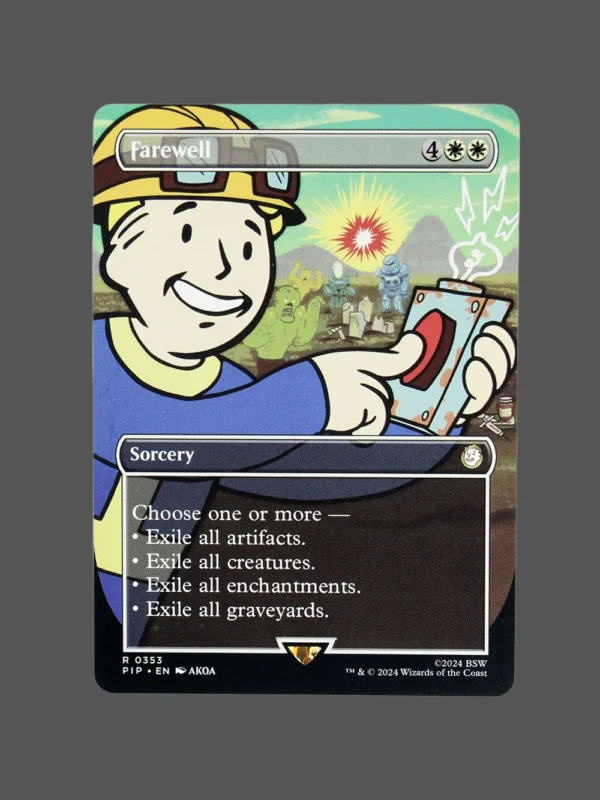 Farewell Holo MTG Proxy | Fallout