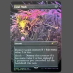 Fatal Push Foil MTG Proxy | Secret Lair Play