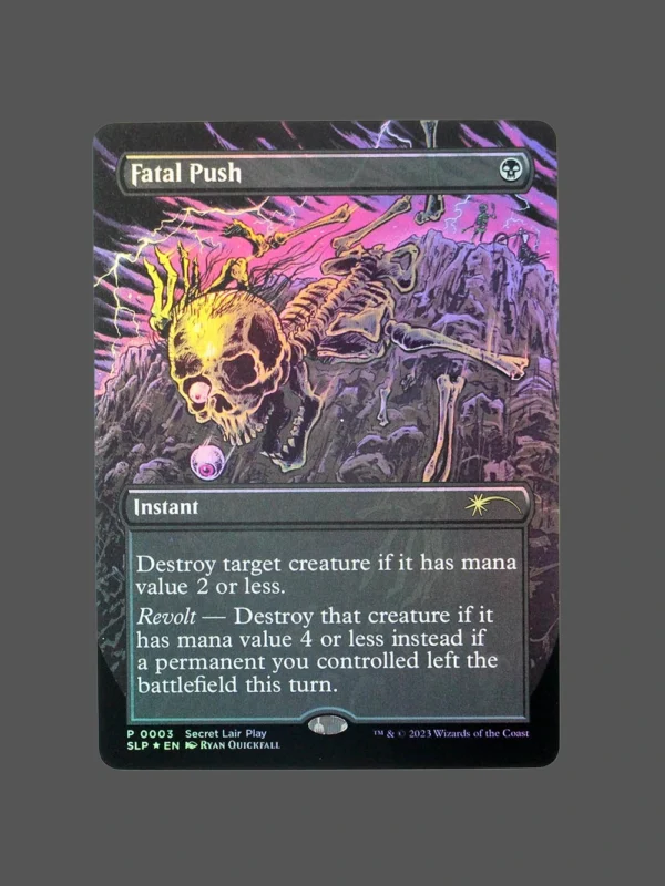 Fatal Push Foil MTG Proxy | Secret Lair Play