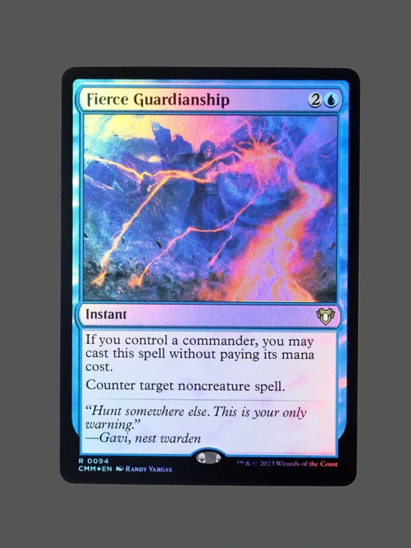 Fierce Guardianship Foil MTG Proxy | Commander Masters