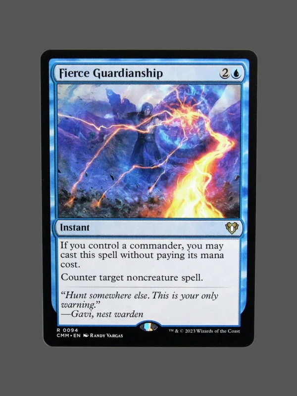 Fierce Guardianship Holo MTG Proxy | Commander Masters