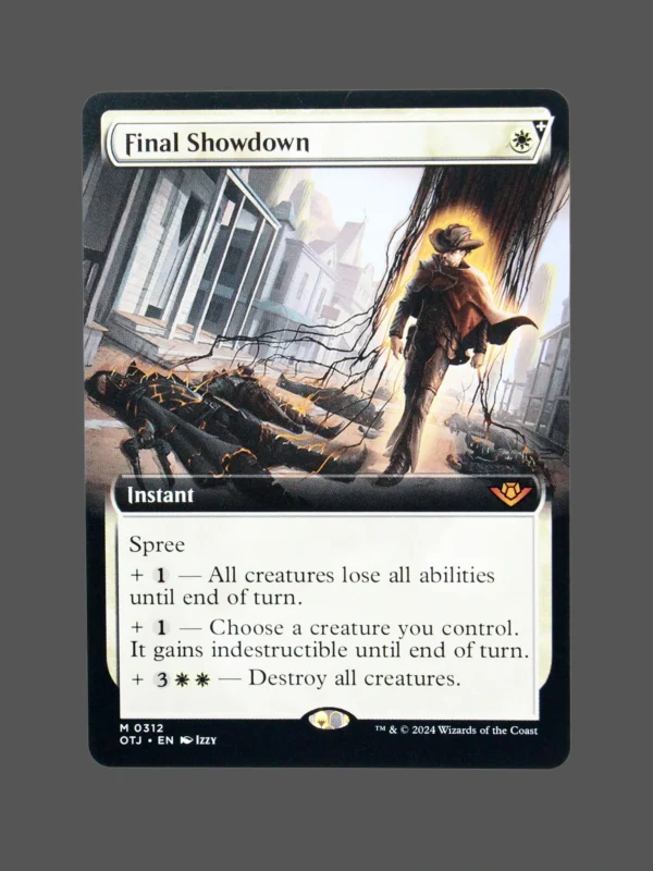 Final Showdown Holo MTG Proxy | Outlaws of Thunder Junction