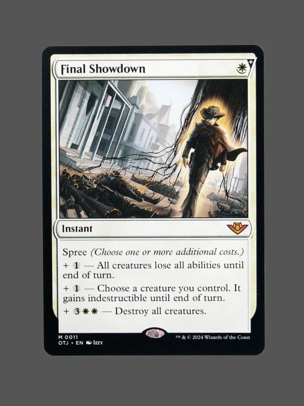 Final Showdown Holo MTG Proxy | Outlaws of Thunder Junction