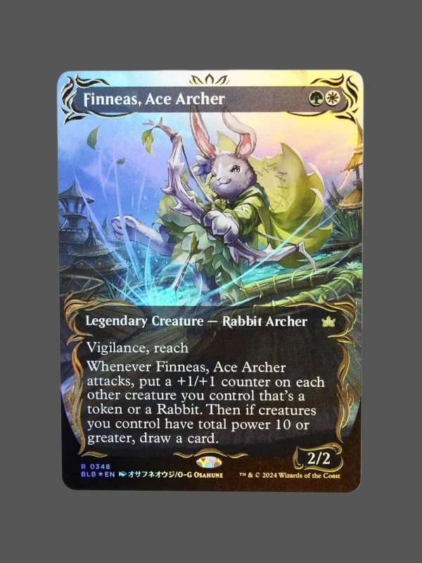 Finneas, Ace Archer Raised Foil MTG Proxy | Blooming Season