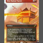 Fire Nation Turret Holo MTG Proxy | The Lost Empire