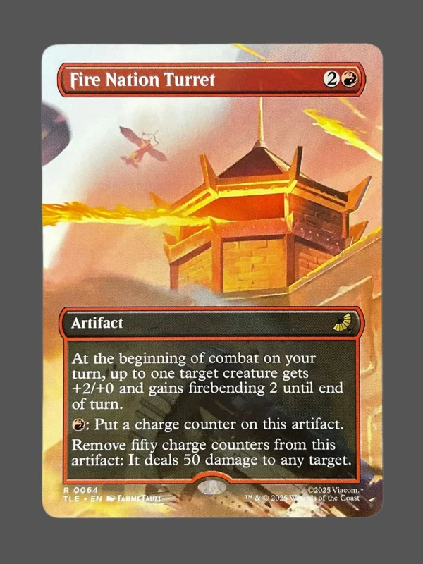 Fire Nation Turret Holo MTG Proxy | The Lost Empire