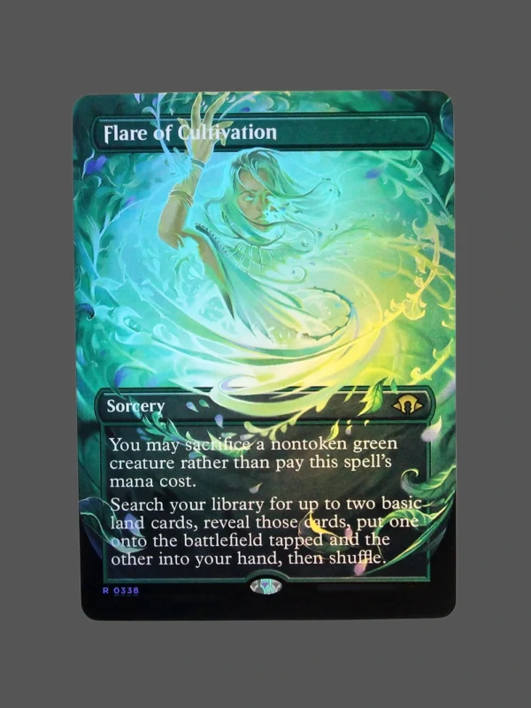 Flare of Cultivation Foil MTG Proxy | The Lost Caverns of Ixalan