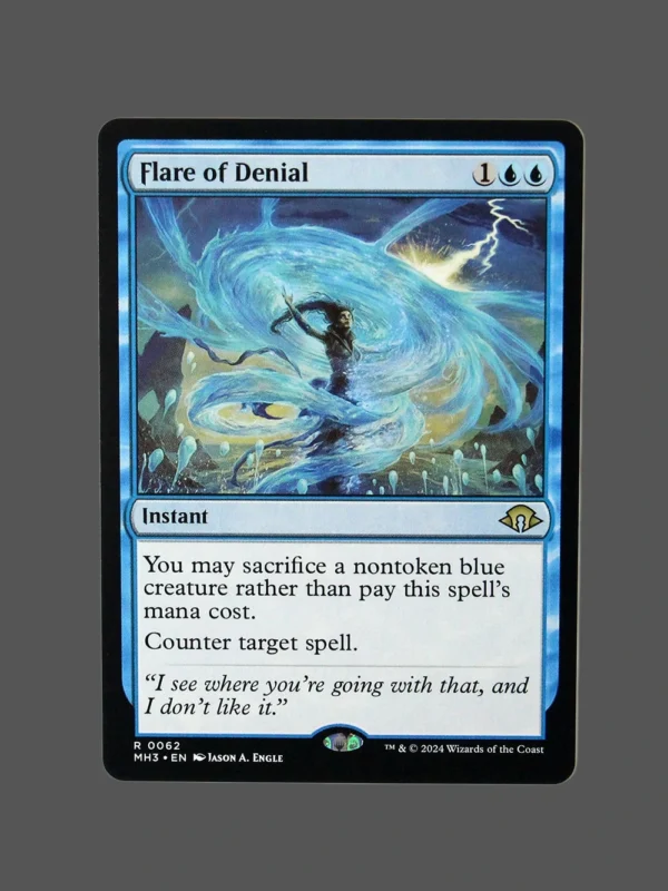 Flare of Denial Holo MTG Proxy | March of the Machine