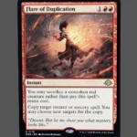 Flare of Duplication Holo MTG Proxy | March of the Machine