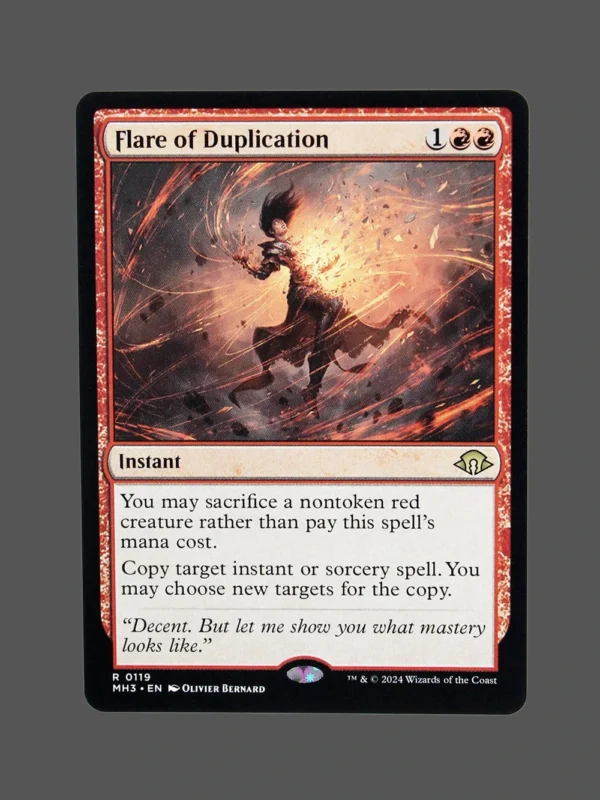 Flare of Duplication Holo MTG Proxy | March of the Machine