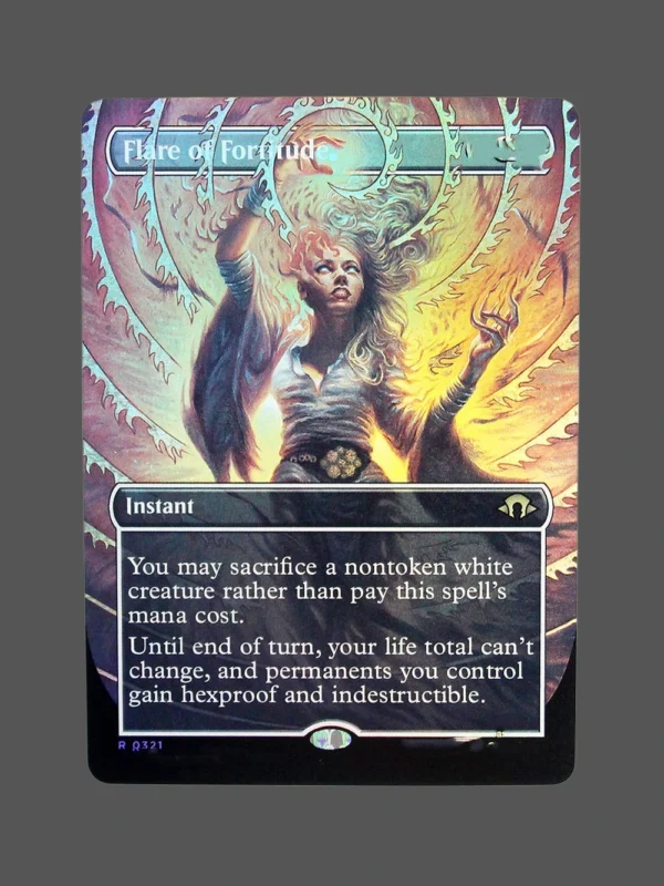 Flare of Fortitude Foil MTG Proxy | Commander 2014