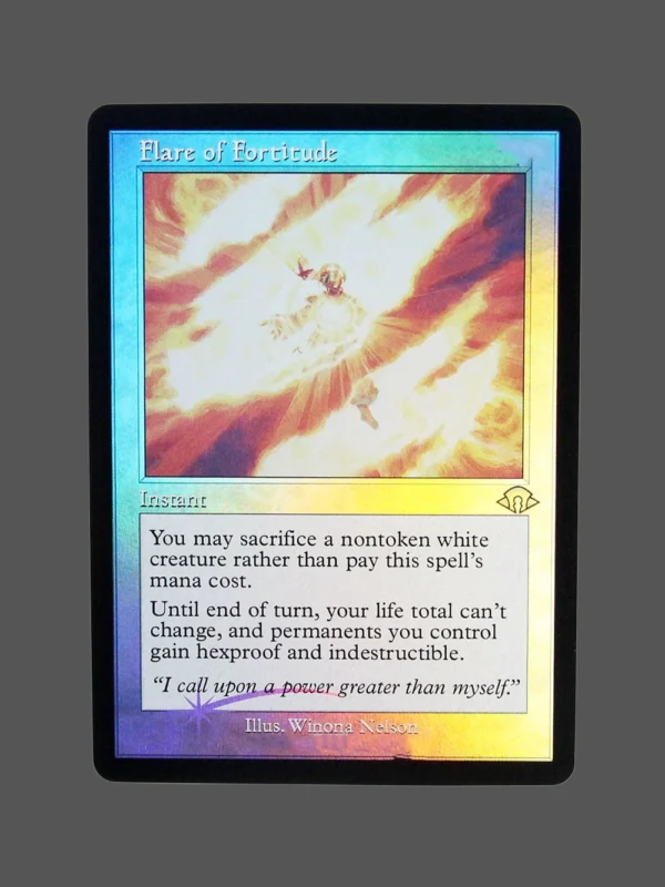 Flare of Fortitude Foil MTG Proxy | Magic 2015