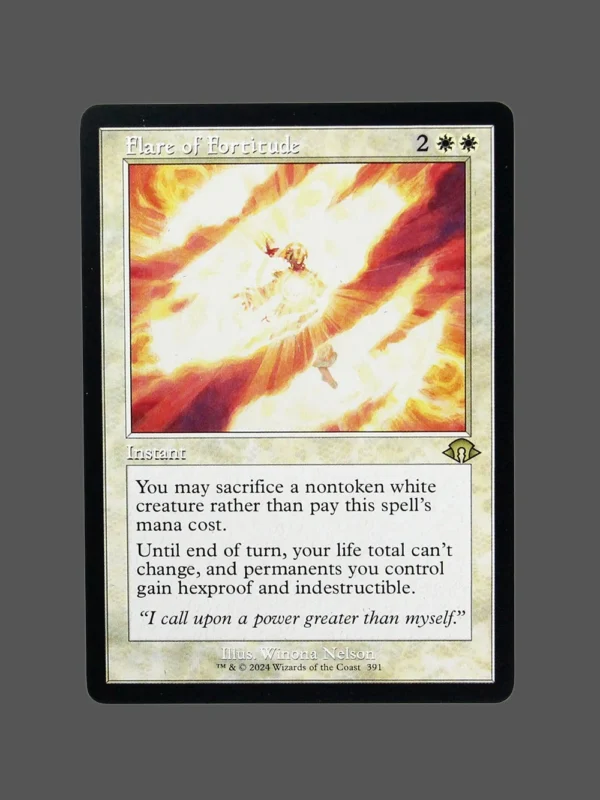 Flare of Fortitude Regular MTG Proxy | Masters 25