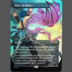 Flare of Malice Foil MTG Proxy | Ravnica Allegiance
