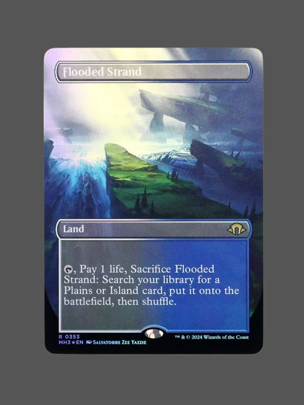 Flooded Strand Foil MTG Proxy | March of the Machine