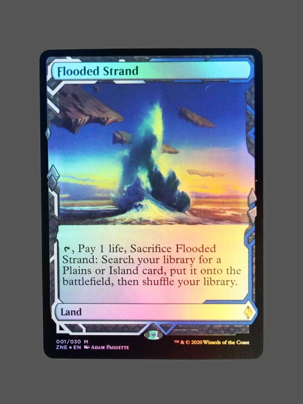Flooded Strand Foil MTG Proxy | Zendikar Rising