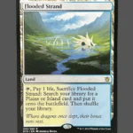 Flooded Strand Holo MTG Proxy | Khans of Tarkir