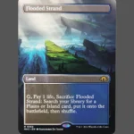 Flooded Strand Holo MTG Proxy | March of the Machine