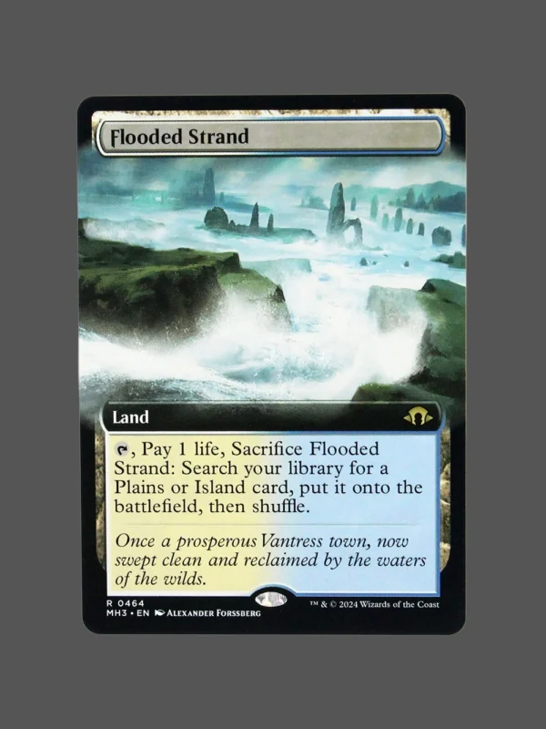 Flooded Strand Holo MTG Proxy | March of the Machine