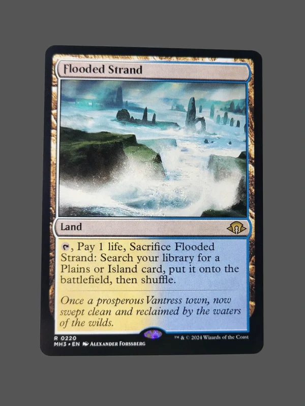 Flooded Strand Holo MTG Proxy | Modern Horizons 3