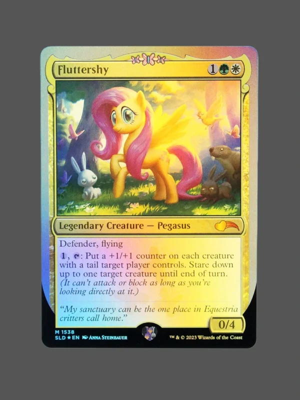 Fluttershy Foil MTG Proxy | Secret Lair Drop