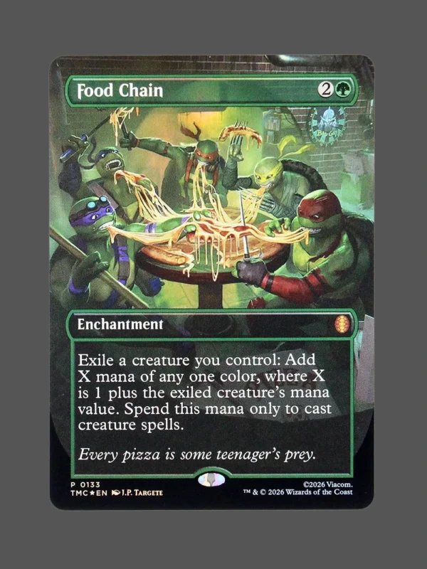 Food Chain Foil MTG Proxy | Teenage Mutant Ninja Turtles