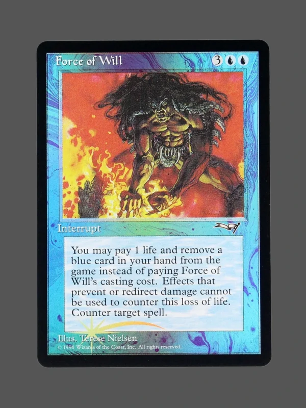 Force of Will Foil MTG Proxy | Fourth Edition