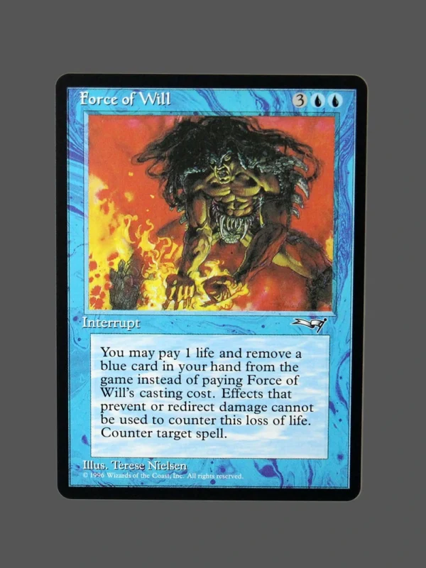 Force of Will Holo MTG Proxy | Alliances