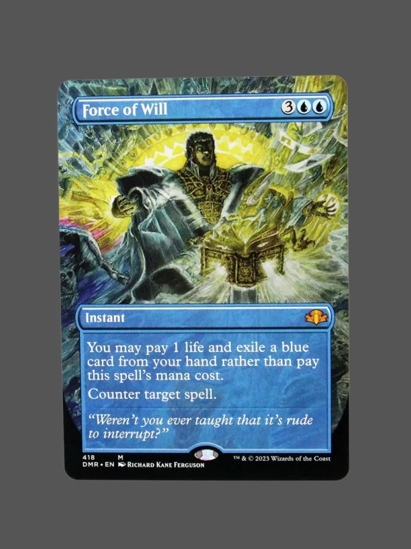 Force of Will Holo MTG Proxy | Dominaria Remastered