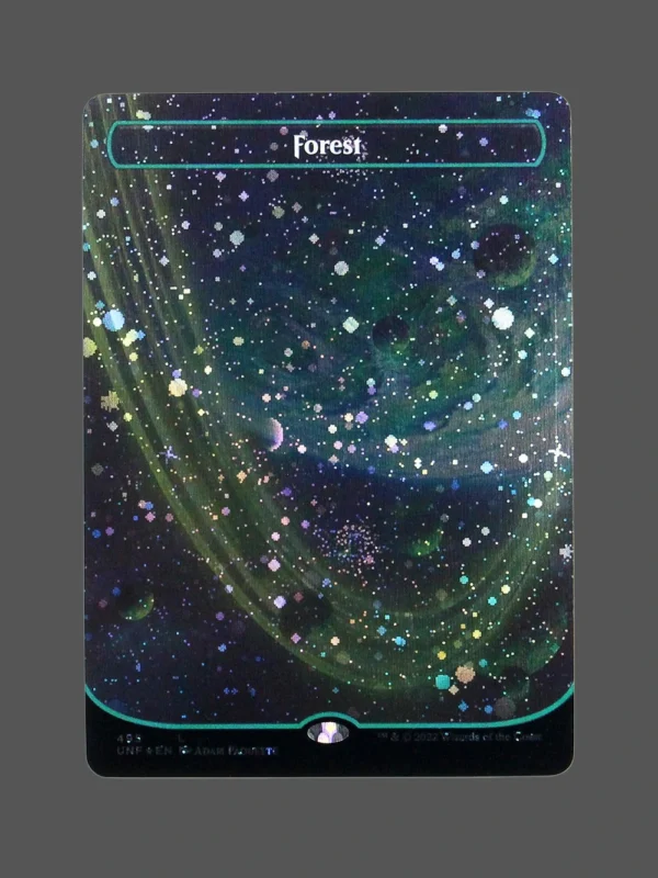 Forest Galaxy Foil MTG Proxy | Unfinity