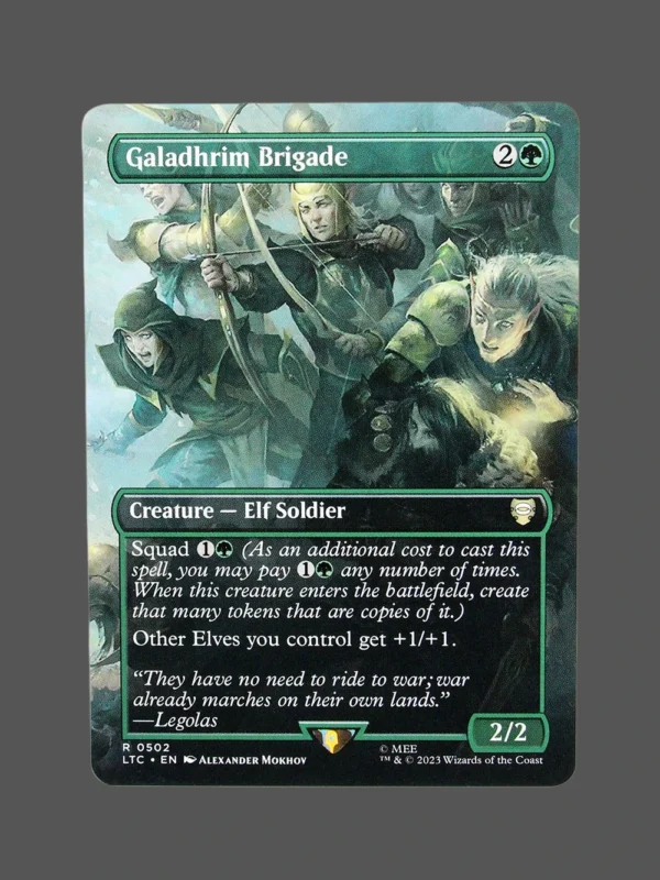 Galadhrim Brigade Holo MTG Proxy | Lord of the Rings