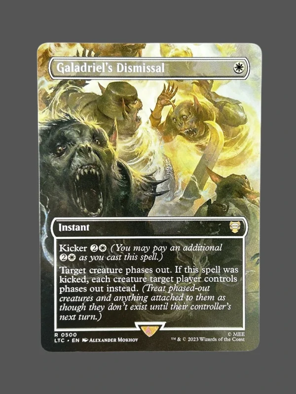 Galadriel's Dismissal Holo MTG Proxy | Lost Caverns of Ixalan