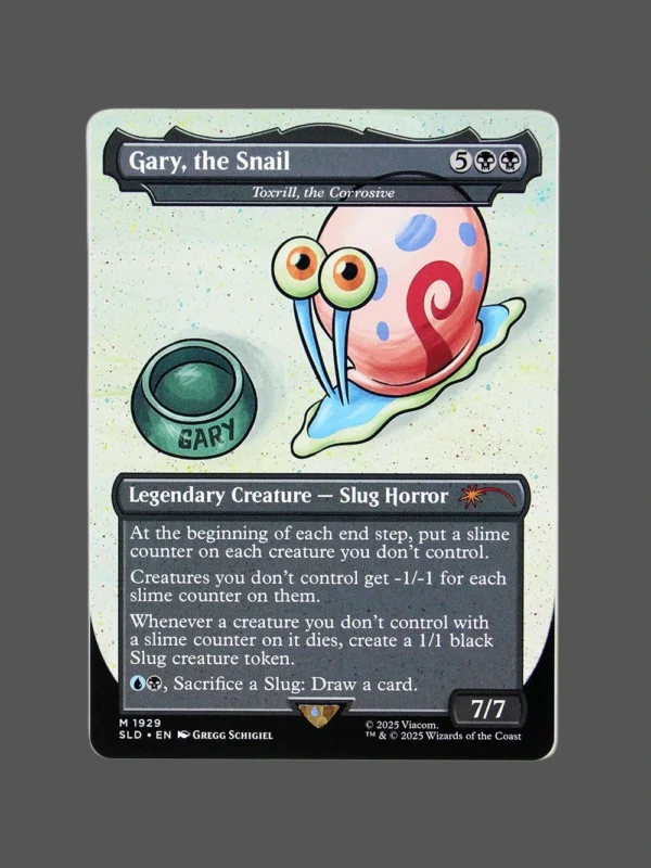 Gary, the Snail Holo MTG Proxy | Streets of New Capenna