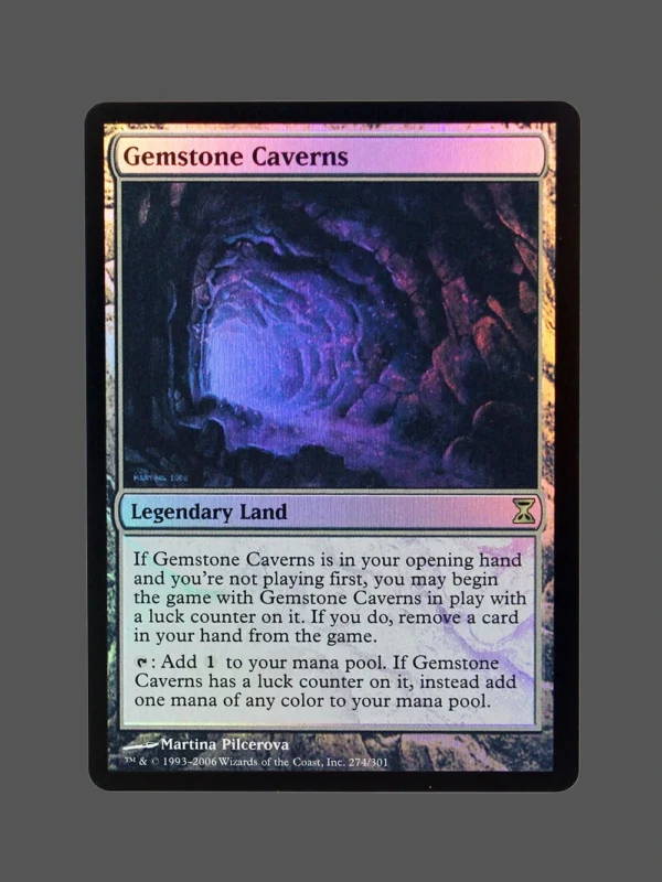Gemstone Caverns Foil MTG Proxy | Champions of Kamigawa
